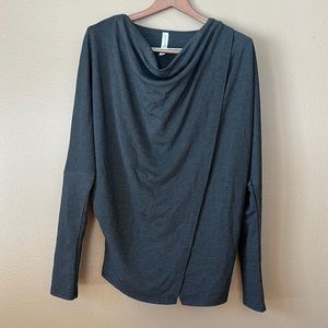 Women’s Velvet Rose cowl neck sweater; size small